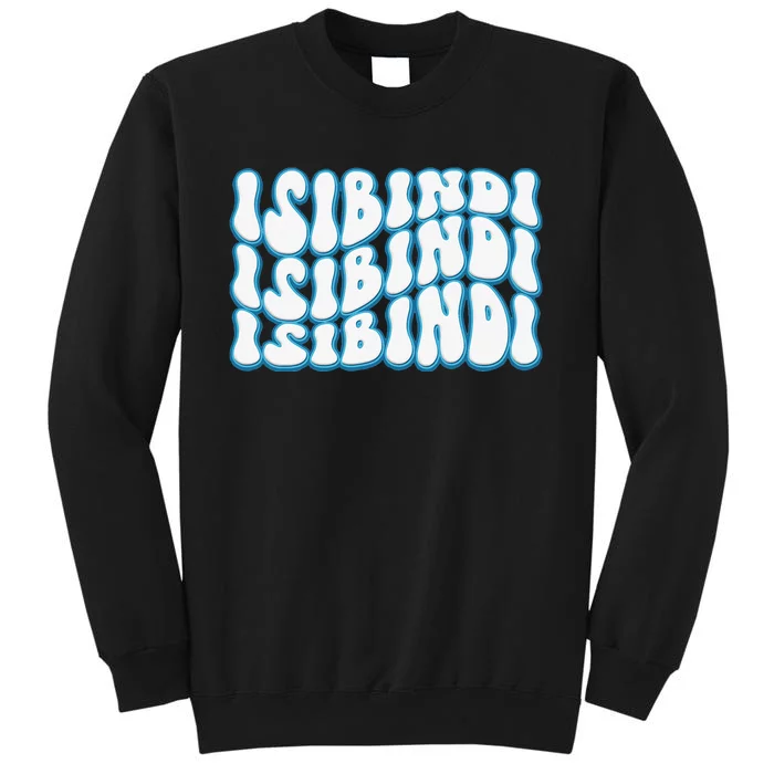 Groovy Isibindi Wavy Style School Spirit Wear Tall Sweatshirt