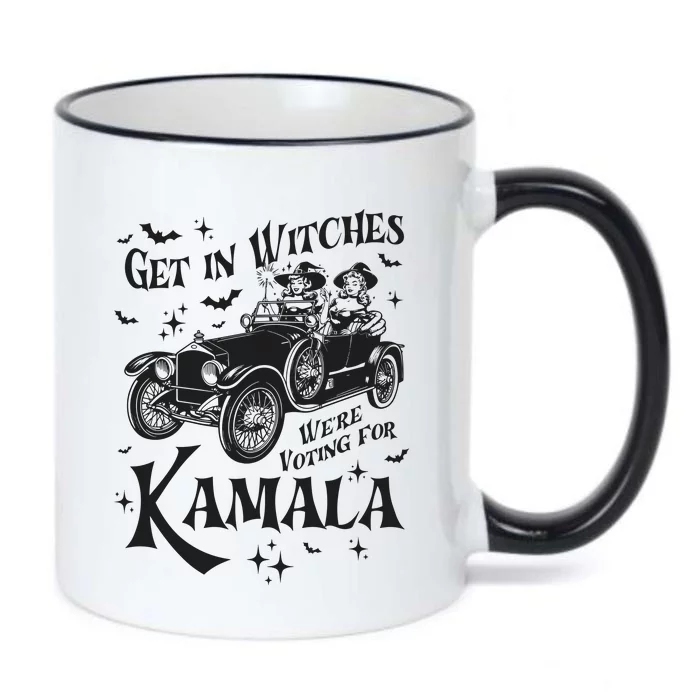 Get In Witches WeRe Voting For Kamala Black Color Changing Mug