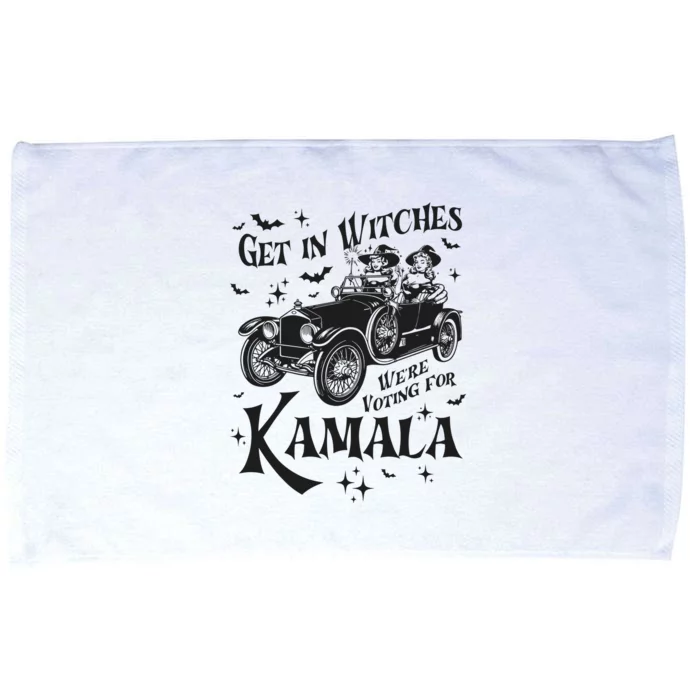 Get In Witches WeRe Voting For Kamala Microfiber Hand Towel