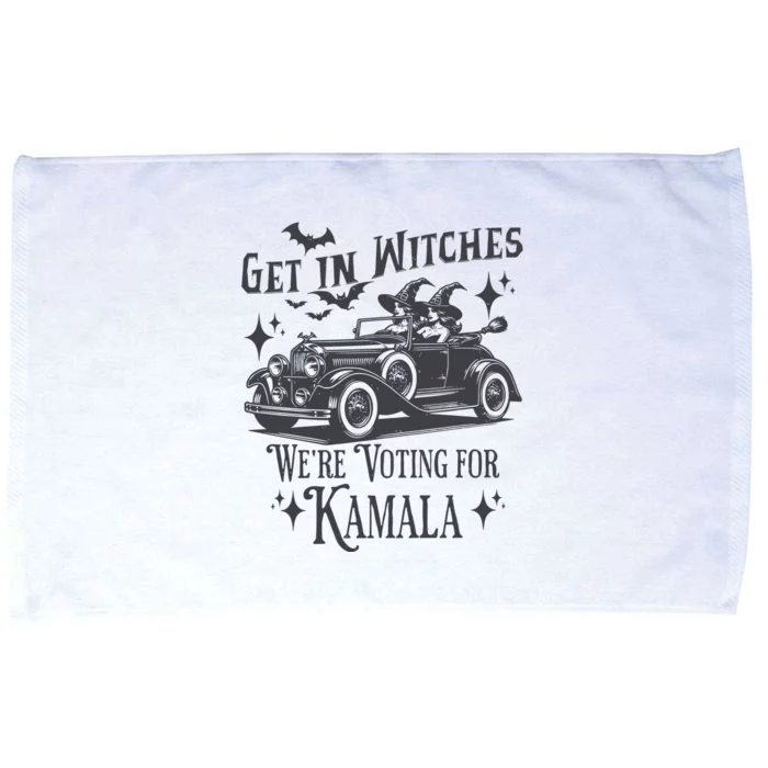 Get In Witches WeRe Voting For Kamala Microfiber Hand Towel