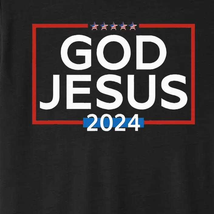 God Jesus 2024 Christian Christmas Faith Saying ChromaSoft Performance T-Shirt