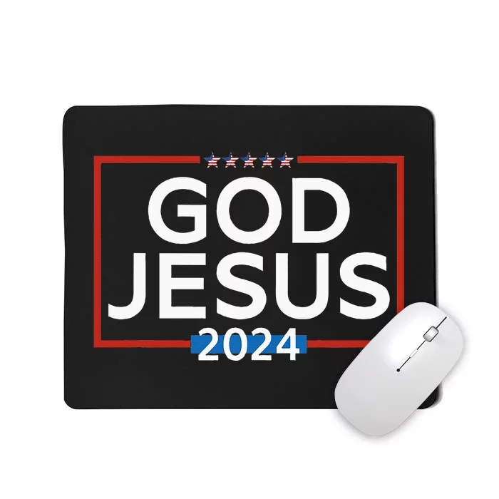 God Jesus 2024 Christian Christmas Faith Saying Mousepad