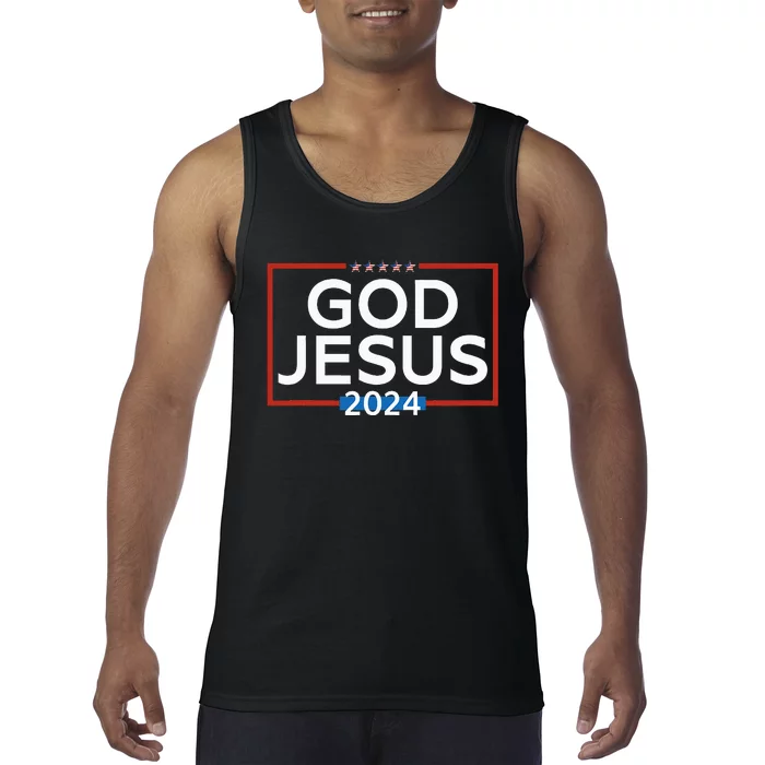 God Jesus 2024 Christian Christmas Faith Saying Tank Top