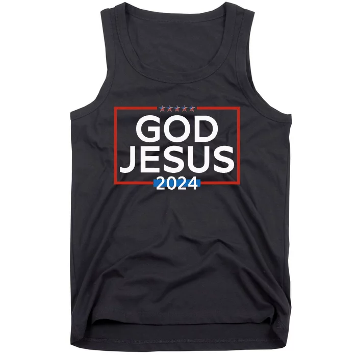 God Jesus 2024 Christian Christmas Faith Saying Tank Top