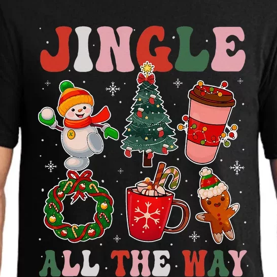 Groovy Jingle All The Way Christmas Family Pajama Pajama Set