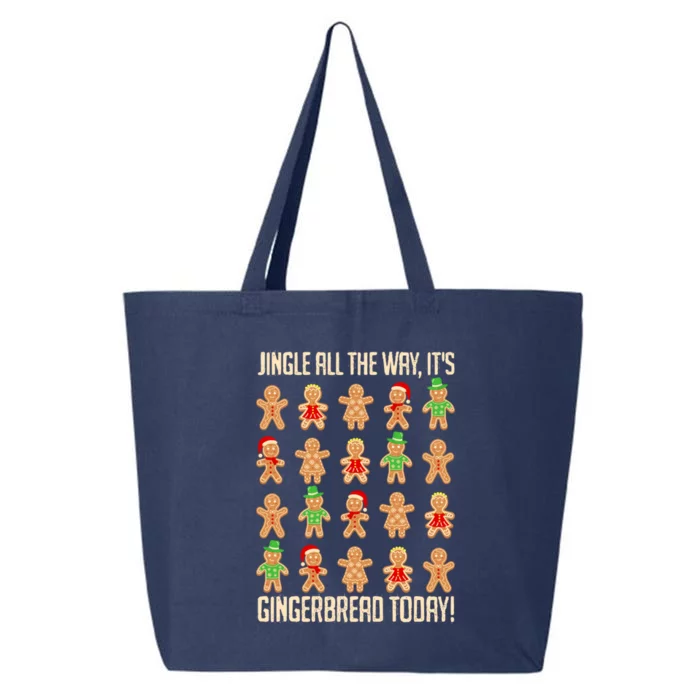 Gingerbread Jingle All The Way Gingerbread Day Christmas Great Gift 25L Jumbo Tote