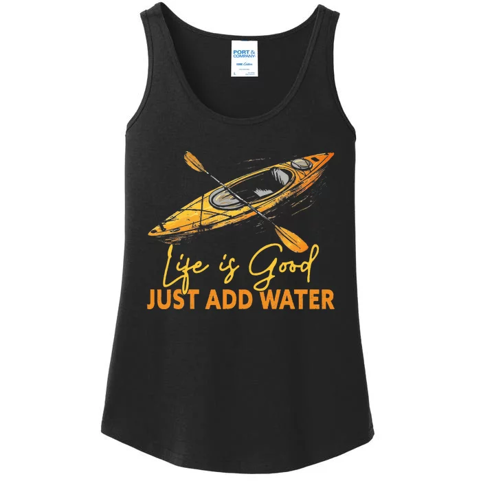 Good Just Add Water Kayaking Kayak Outdoor Ladies Essential Tank