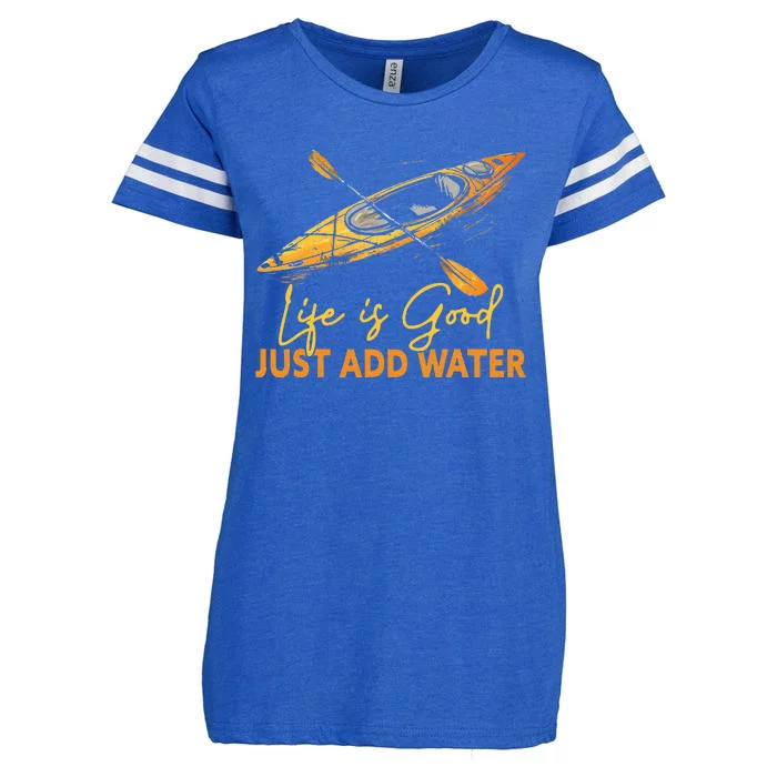 Good Just Add Water Kayaking Kayak Outdoor Enza Ladies Jersey Football T-Shirt