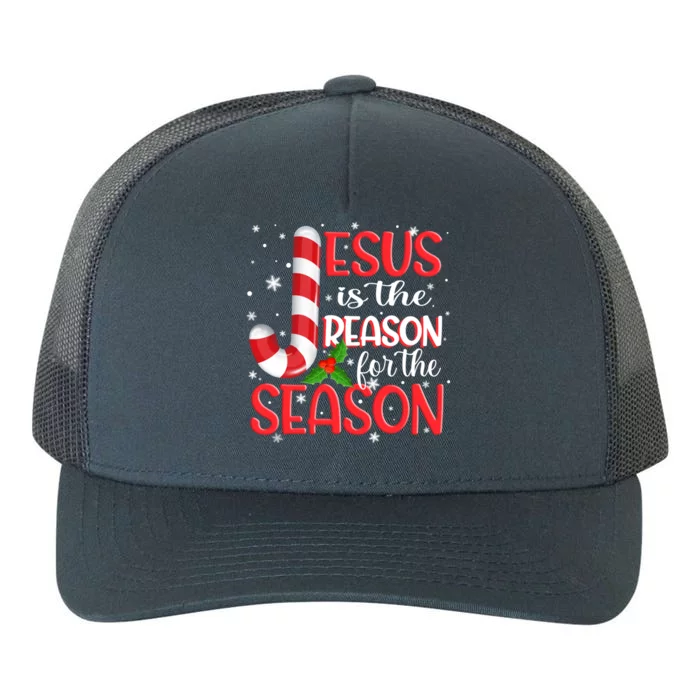 God Jesus Christ Is Reason For The Christmas Season Gift Yupoong Adult 5-Panel Trucker Hat