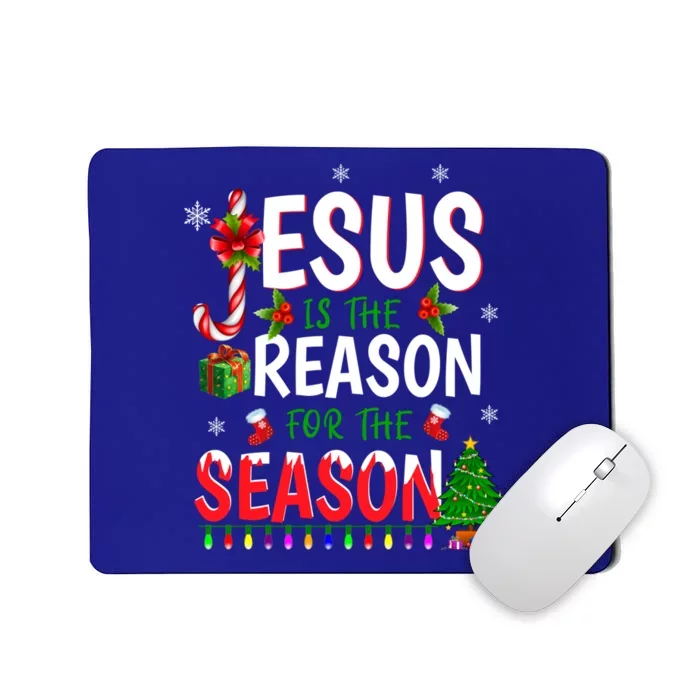 God Jesus Christ Is Reason For The Christmas Season Gift Mousepad