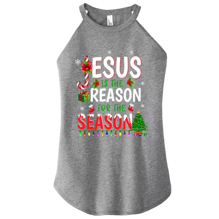 God Jesus Christ Is Reason For The Christmas Season Gift Women’s Perfect Tri Rocker Tank