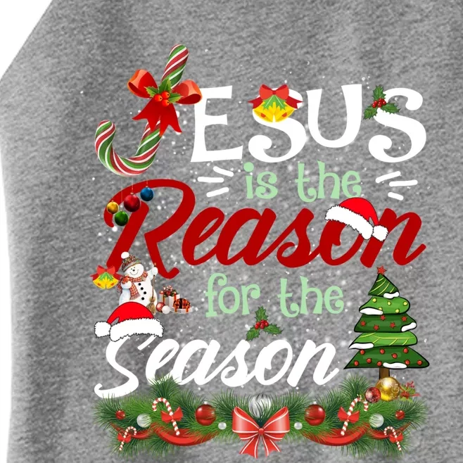 God Jesus Christ Is Reason For The Christmas Season Holiday Gift Women’s Perfect Tri Rocker Tank