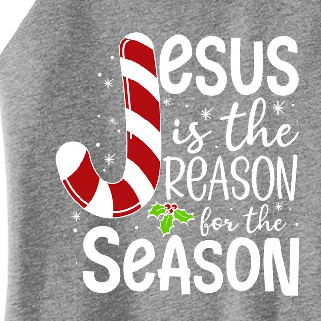 God Jesus Christ Is Reason For The Christmas Season Holiday Gift Women’s Perfect Tri Rocker Tank