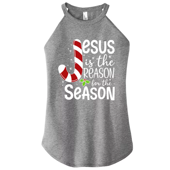 God Jesus Christ Is Reason For The Christmas Season Holiday Gift Women’s Perfect Tri Rocker Tank