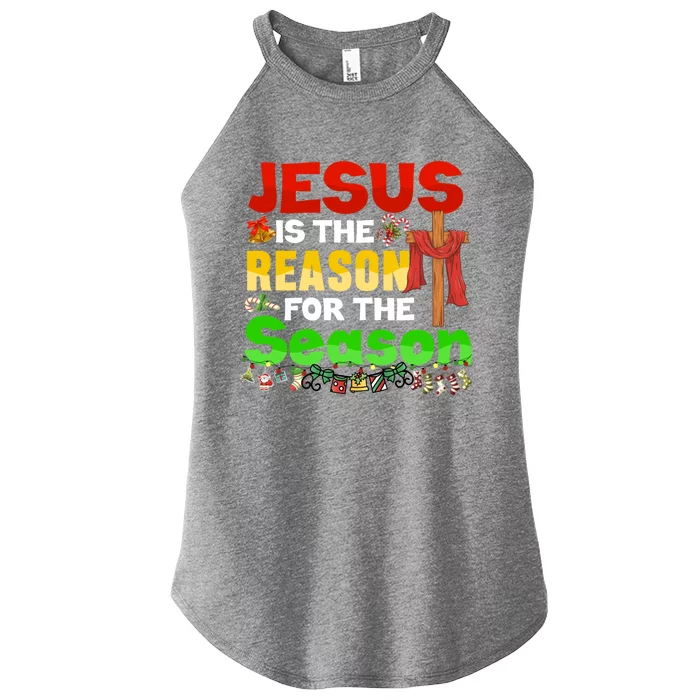 God Jesus Christ Is Reason For The Christmas Season Great Gift Women’s Perfect Tri Rocker Tank