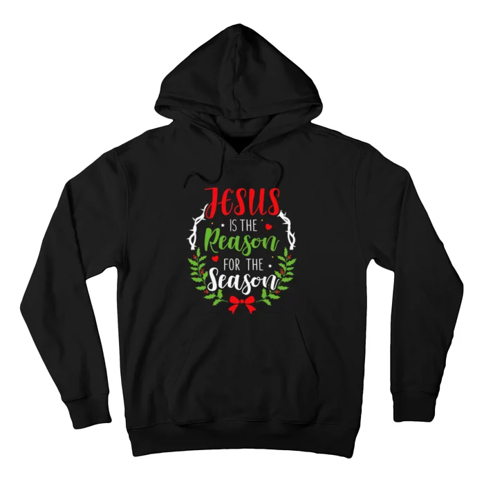 God Jesus Christ Is Reason For The Season Christmas Gifts Hoodie