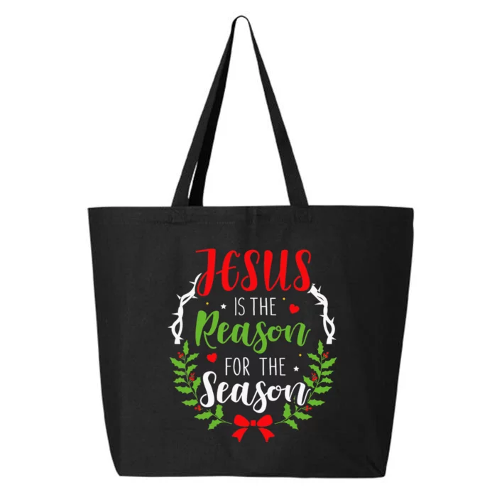 God Jesus Christ Is Reason For The Season Christmas Gifts 25L Jumbo Tote