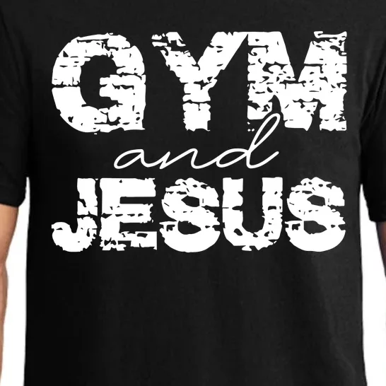 Gym & Jesus Christian Workout Fitness Pajama Set