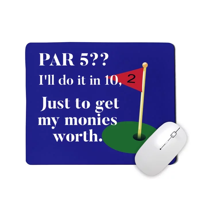 Golfer Jokes Dad's Golf Tee Golfing Humor Funny Golf Great Gift Mousepad