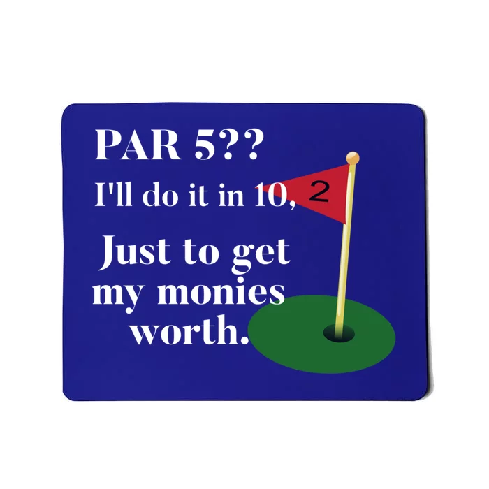 Golfer Jokes Dad's Golf Tee Golfing Humor Funny Golf Great Gift Mousepad