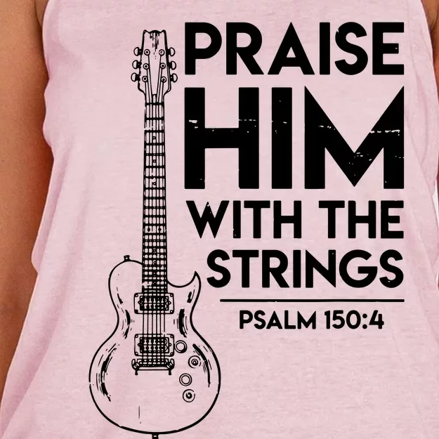 Guitar Jesus Essential Women's Knotted Racerback Tank