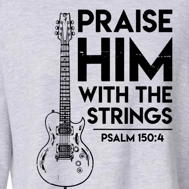 Guitar Jesus Essential Cropped Pullover Crew