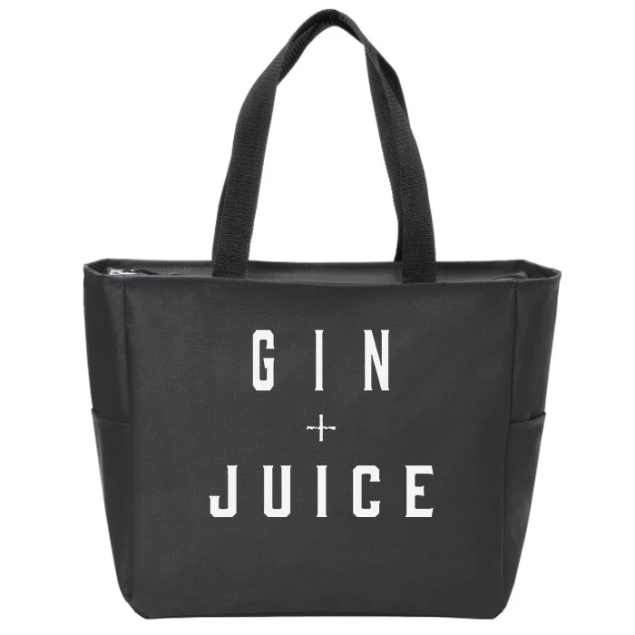 Gin + Juice Zip Tote Bag