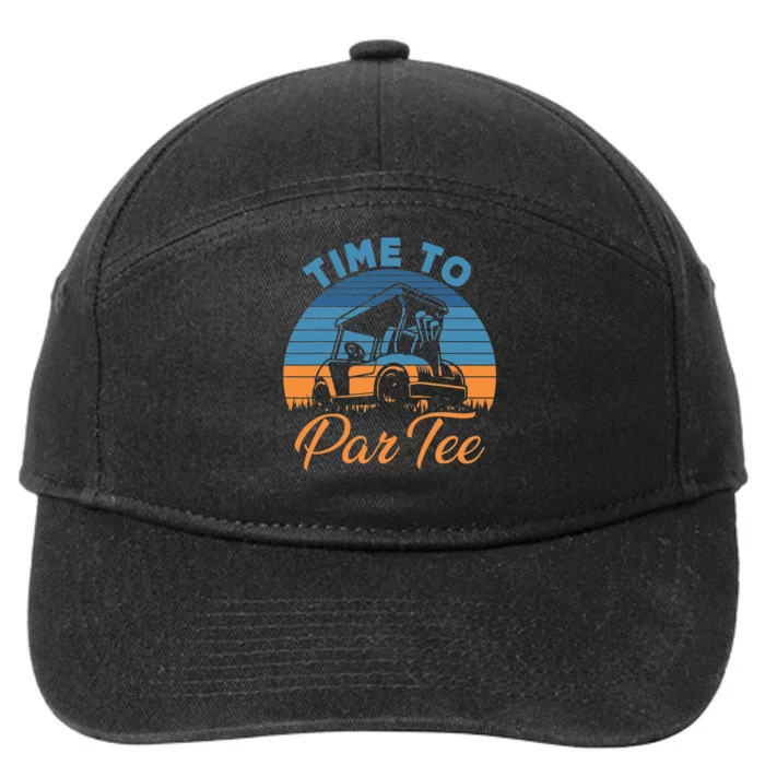 Golfing Jokes Golf Players Golfers Humor Pun This Is My Tee 7-Panel Snapback Hat