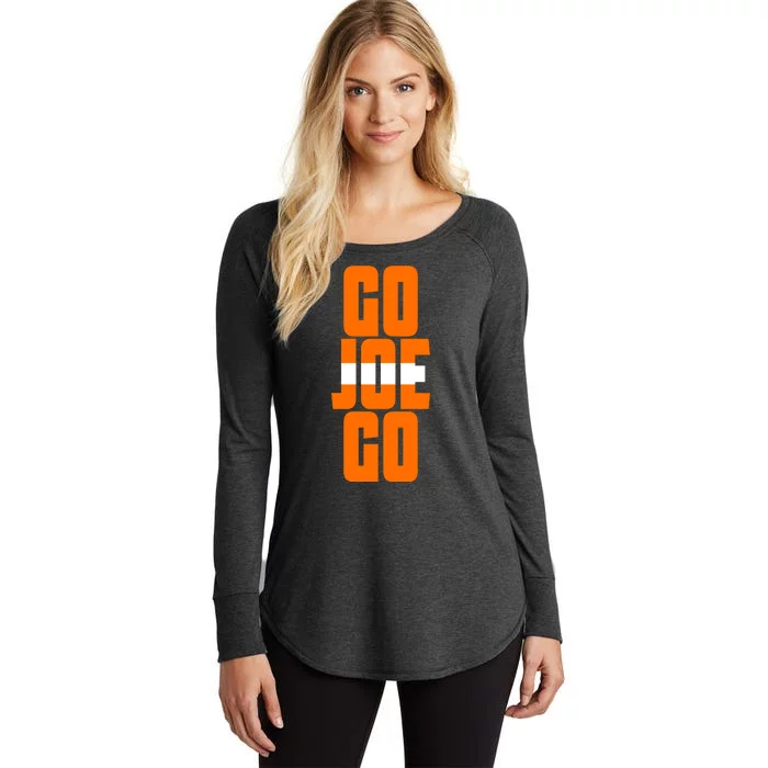 Go Joe Go Cleveland Football Women's Perfect Tri Tunic Long Sleeve Shirt