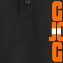 Go Joe Go Cleveland Football Dry Zone Grid Performance Polo