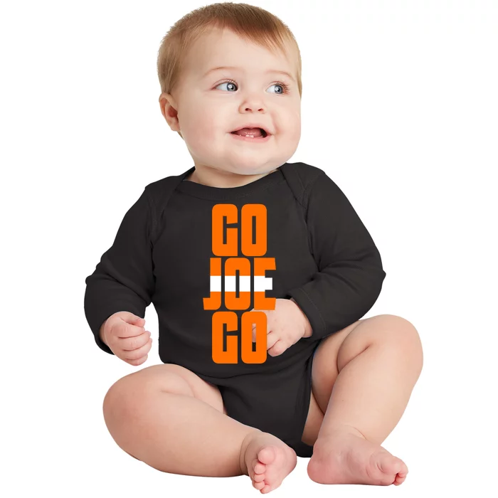 Go Joe Go Cleveland Football Baby Long Sleeve Bodysuit