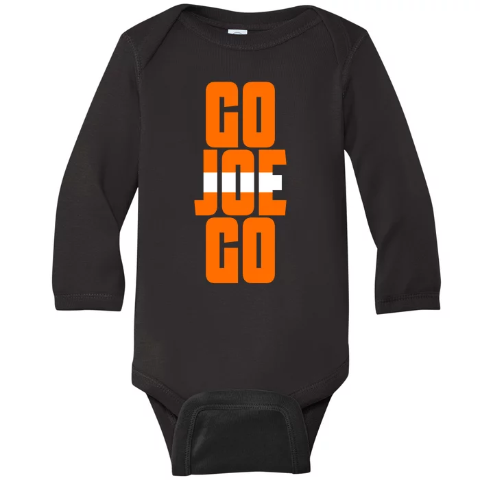 Go Joe Go Cleveland Football Baby Long Sleeve Bodysuit