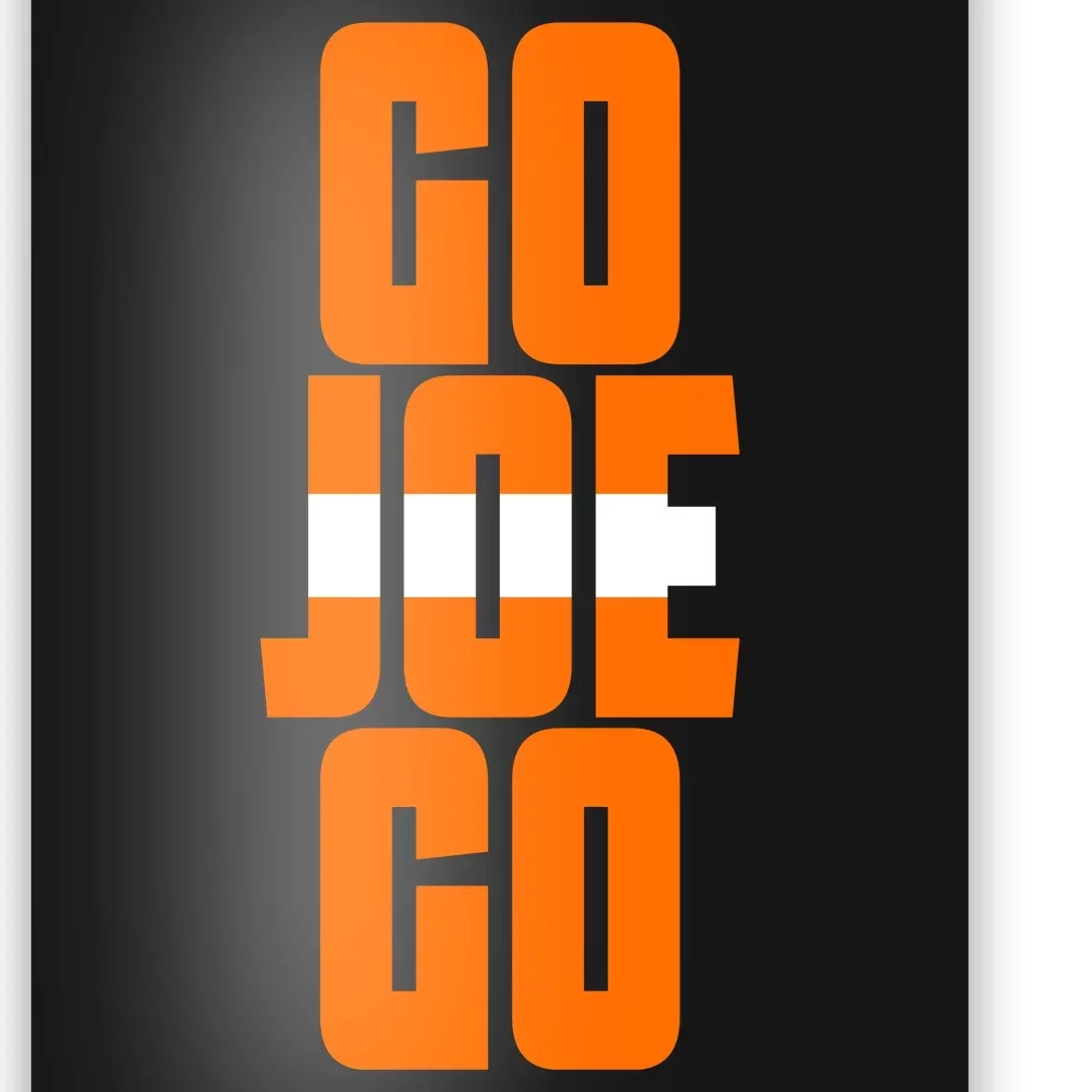 Go Joe Go Cleveland Football Poster