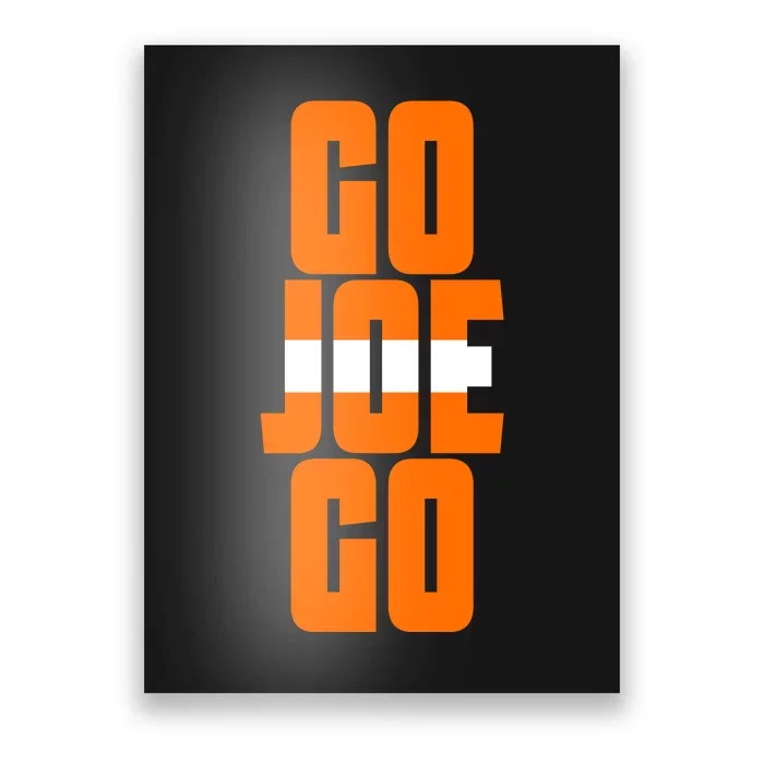 Go Joe Go Cleveland Football Poster