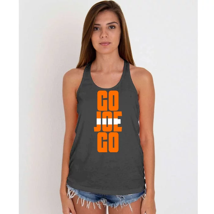 Go Joe Go Cleveland Football Women's Knotted Racerback Tank