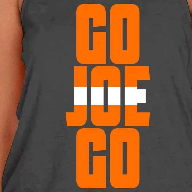 Go Joe Go Cleveland Football Women's Knotted Racerback Tank