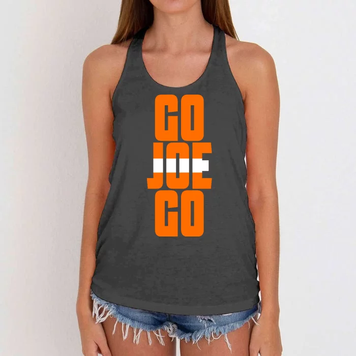 Go Joe Go Cleveland Football Women's Knotted Racerback Tank