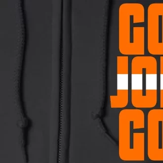 Go Joe Go Cleveland Football Full Zip Hoodie