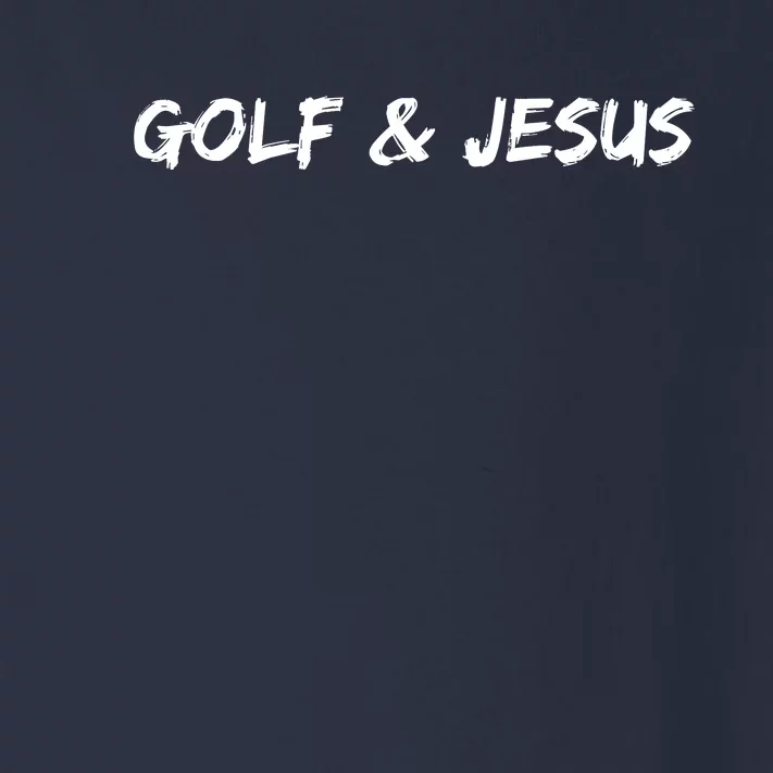 Golf & Jesus Toddler Long Sleeve Shirt