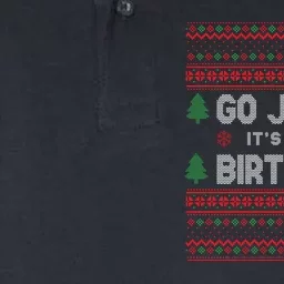 Go Jesus It's Your Birthday Ugly Christmas Softstyle Adult Sport Polo