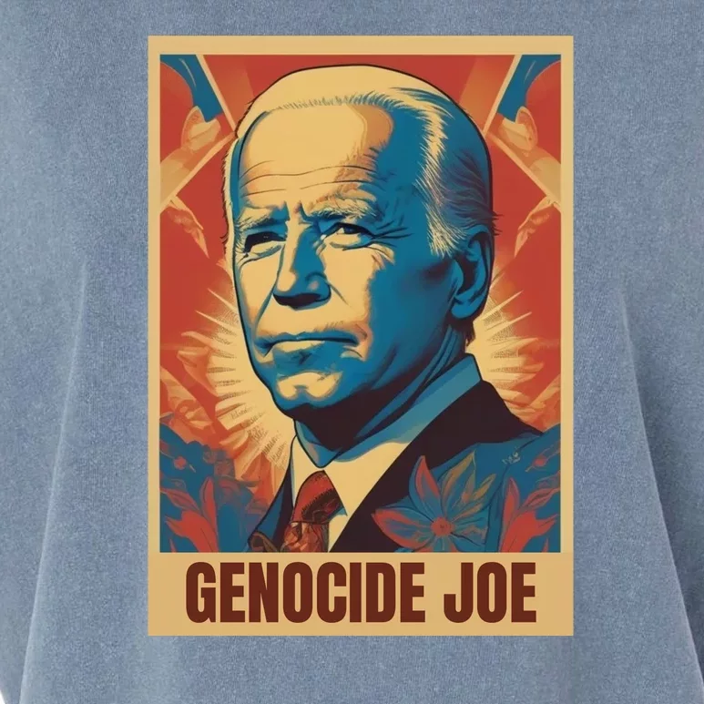 Genocide Joe Impeach Biden Palestine Gaza Garment-Dyed Women's Muscle Tee