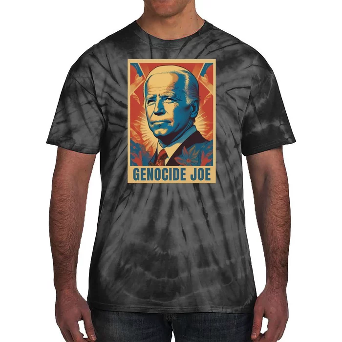 Genocide Joe Impeach Biden Palestine Gaza Tie-Dye T-Shirt