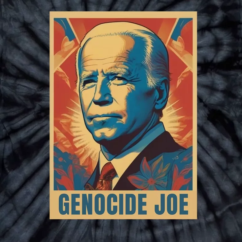 Genocide Joe Impeach Biden Palestine Gaza Tie-Dye T-Shirt