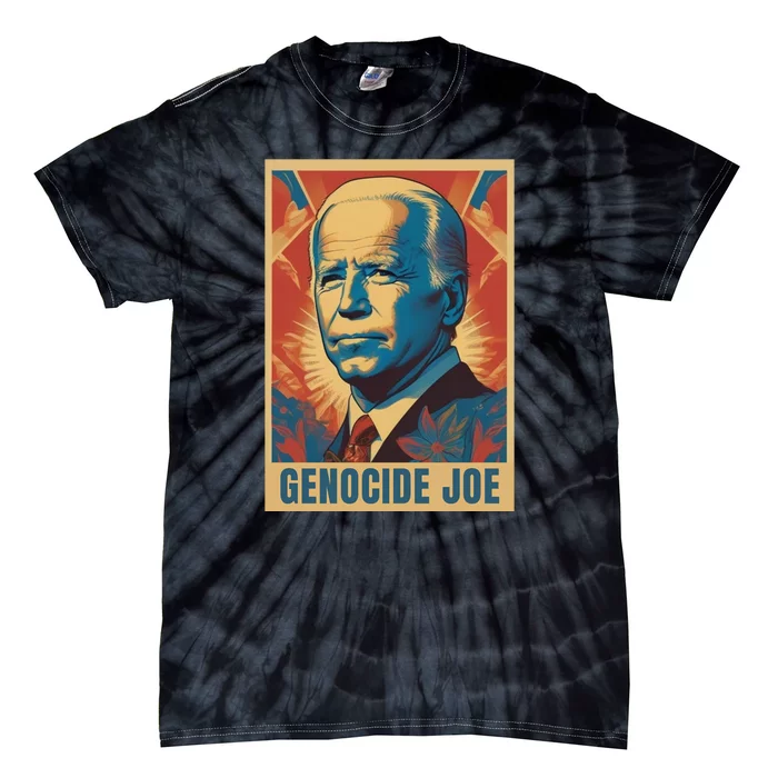 Genocide Joe Impeach Biden Palestine Gaza Tie-Dye T-Shirt