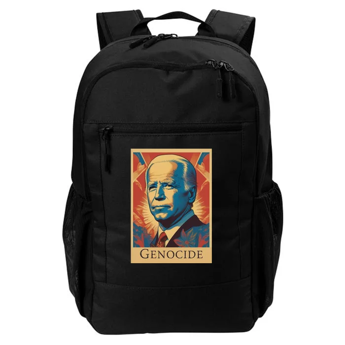 Genocide Joe Impeach Biden Palestine Gaza Daily Commute Backpack