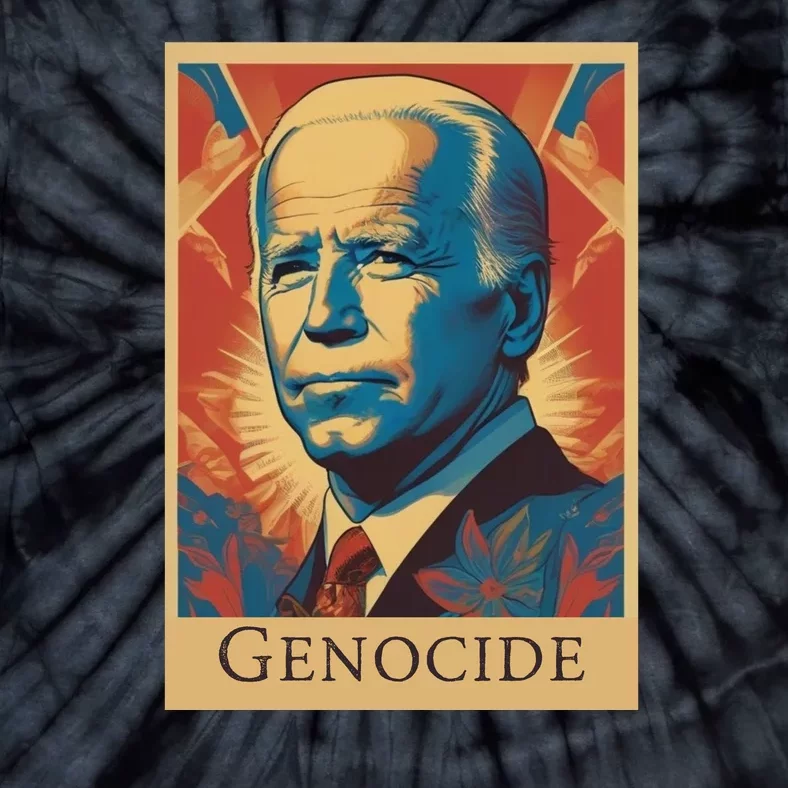 Genocide Joe Impeach Biden Palestine Gaza Tie-Dye T-Shirt