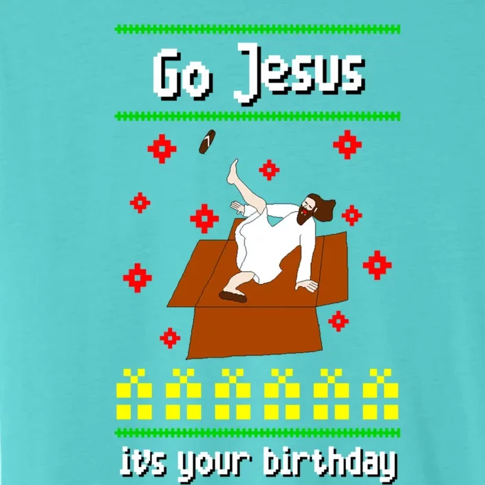 Go Jesus It´S Your Birthday Ugly Christmas Breakdance Great Gift ChromaSoft Performance T-Shirt