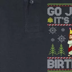 Go Jesus It's Your Birthday Ugly Christmas Sweater Funny Softstyle Adult Sport Polo