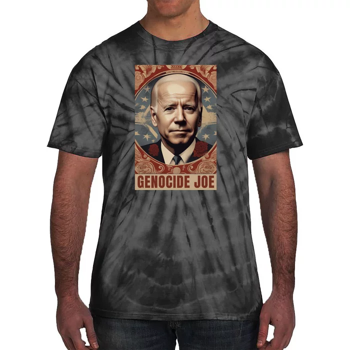 Genocide Joe Impeach Biden Palestine Gaza Tie-Dye T-Shirt