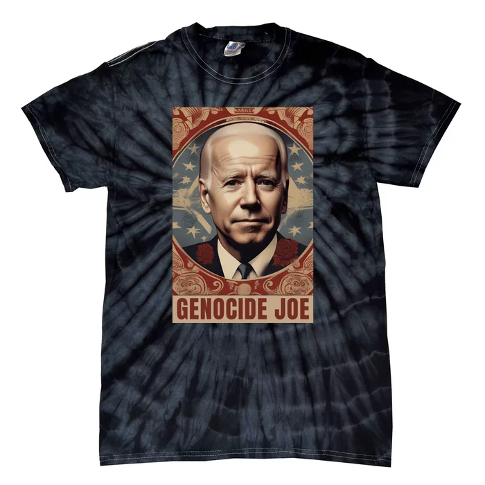 Genocide Joe Impeach Biden Palestine Gaza Tie-Dye T-Shirt